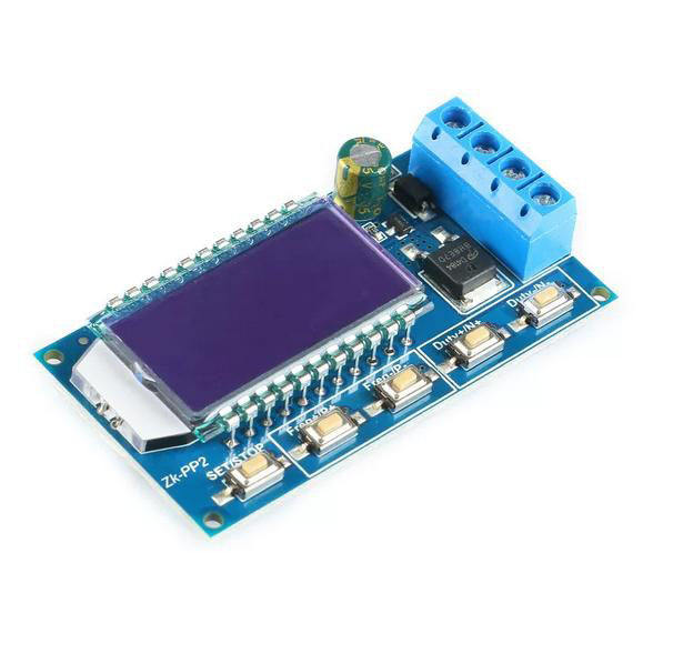 High-power PWM dimming and speed control module, with adjustable solenoid valve count, frequency, duty cycle, and cycle delay, PP2 board