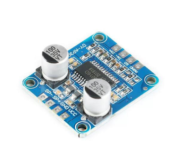 Audio power amplifier module, Class D, mono high-power amplifier, 30W, low noise, audio DIY, 8-24V