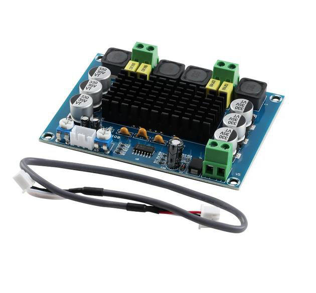 M543 TPA3116D2 digital power amplifier board, dual-channel 120W*2 Class D digital audio amplification board