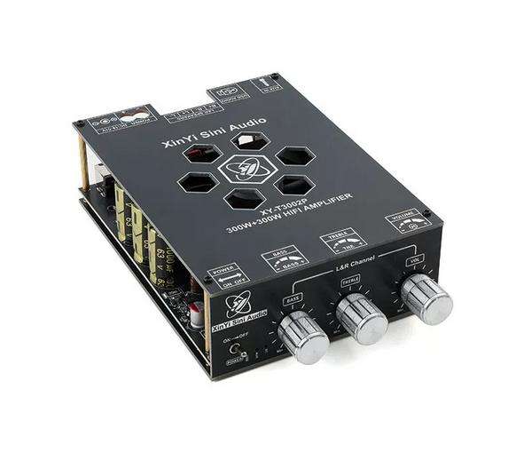 XY-T3002P 300W*2 high-power Bluetooth digital amplifier board module with treble and bass adjustment for audiophiles