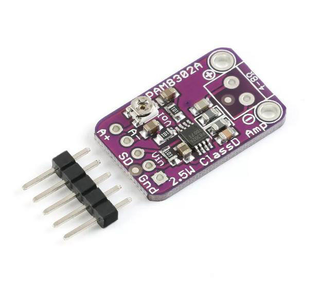 PAM8302 single-channel audio power amplifier module, mini digital audio amplifier, Class D, 2.5W