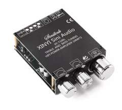 XY-T100L 100W*2 Digital Power Amplifier Board Bluetooth 5.0/Stereo Pre-amplifier Treble and Bass Adjustment Module