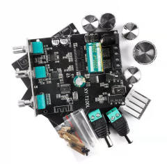 XY-T100L 100W*2 Digital Power Amplifier Board Bluetooth 5.0/Stereo Pre-amplifier Treble and Bass Adjustment Module