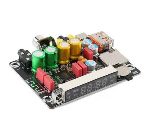 ZK-DAM K1 lossless high-fidelity Bluetooth U-disk sound card coaxial TF decoding board module power amplifier pre-DSP tuning