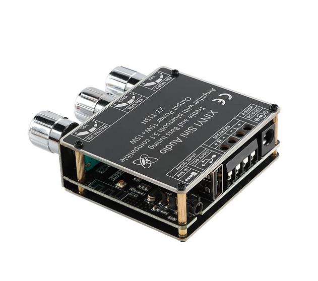 XY-T15H 2.0 stereo dual-channel Bluetooth digital amplifier board module 15W with treble and bass adjustment