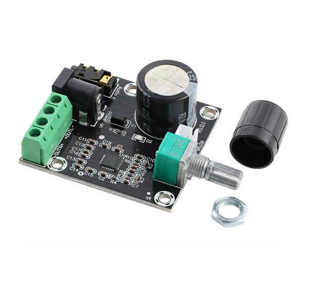 PAM8610 digital audio power amplifier board module, 2*15W dual-channel stereo Class D audio amplifier