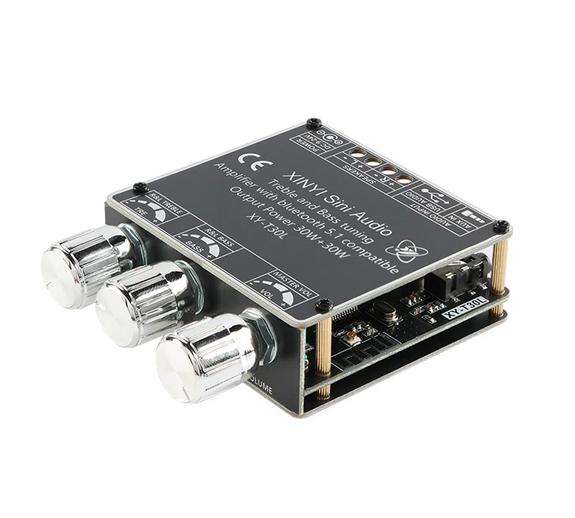 XY-T30L 2.0 stereo dual-channel Bluetooth digital amplifier board module 30W with treble and bass adjustment