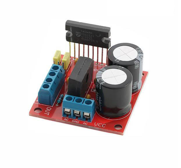 TDA1521 power amplifier board module, dual-channel 2*15W, dual power supply, surpassing LM1876 and TDA7265