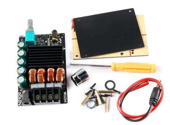 ZK-1002 2*100W high-power Bluetooth digital amplifier board TPA3116, HIFI-grade, audiophile-grade, high-fidelity, 2.0 stereo