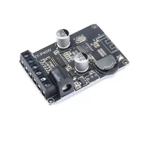 XY-P40W 30/40W high-power Bluetooth 5.0 amplifier board, 12V/24V stereo, digital amplifier module