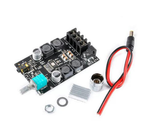 ZK-502C 50W*2 Bluetooth digital amplifier board TPA3116 24V speaker HIFI-grade 2.0 stereo