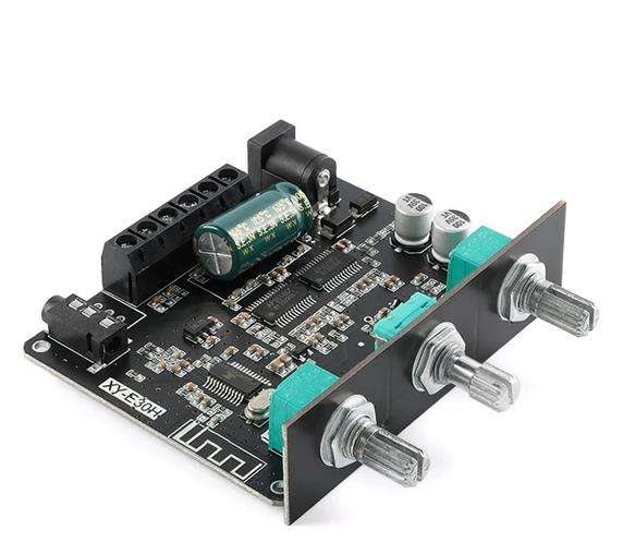 XY-E30H 15W*2+30W subwoofer Bluetooth audio amplifier board 2.1 channel module high/heavy bass