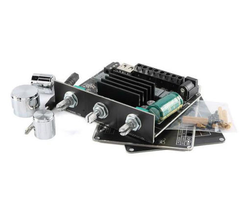 XY-E100H 2.1 channel Bluetooth audio amplifier board module, featuring 50W+50W+100W subwoofer, delivering high-fidelity and high-quality sound