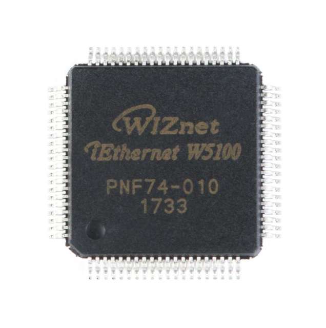 W5100 LQFP-80 embedded Ethernet controller IC