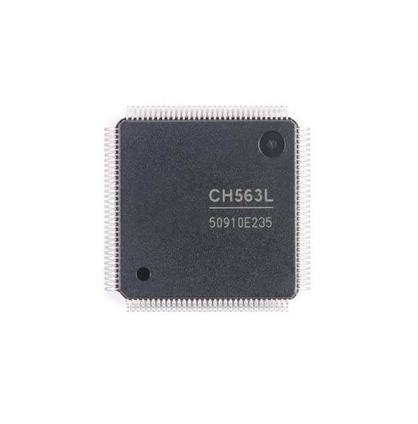 CH563L LQFP-128 32-bit RISC MCU microcontroller with USB and Ethernet