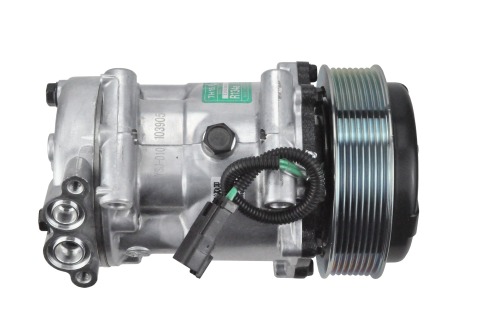 Excavator Air Conditioner Compressor For Cat 313D2 318D2