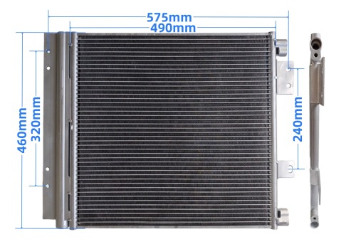 Truck Air Conditioner Condenser For DONGFENG DUOLIKA D9
