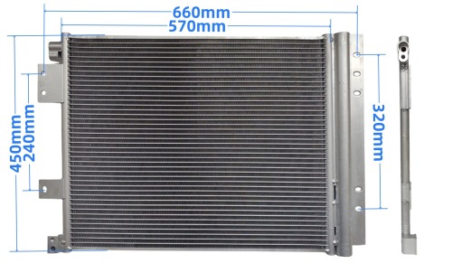 Truck Air Conditioner Condenser For DONGFENG Hao Long