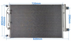 Truck Air Conditioner Condenser For FOTON Auman GTL