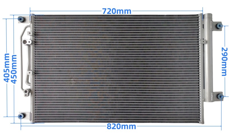 Truck Air Conditioner Condenser For FOTON Auman GTL