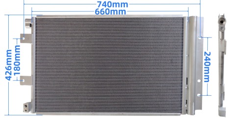 Truck Air Conditioner Condenser For DONGFENG Hua Shen