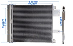 Truck Air Conditioner Condenser For DONGFENG DUOLIKA