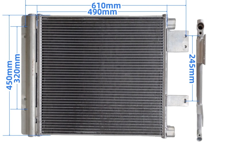 Truck Air Conditioner Condenser For DONGFENG DUOLIKA