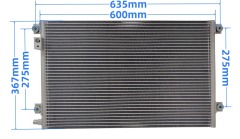 Truck Air Conditioner Condenser For FOTON Auman 411