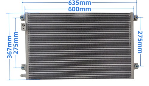 Truck Air Conditioner Condenser For FOTON Auman 411