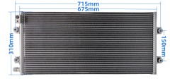 Truck Air Conditioner Condenser For FOTON Auman 611