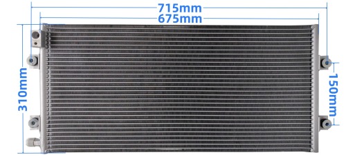 Truck Air Conditioner Condenser For FOTON Auman 611