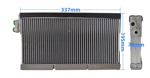 陕汽德龙MV3000蒸发器(斜口)