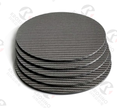 3K Plain Matt Carbon Fiber Parts Carbon Fiber Round Disc Other Carbon Fiber Products