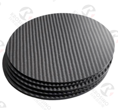 3K Plain Matt Carbon Fiber Parts Carbon Fiber Round Disc Other Carbon Fiber Products