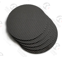 3K Plain Matt Carbon Fiber Parts Carbon Fiber Round Disc Other Carbon Fiber Products