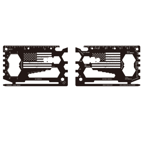 Promotion Gift Multi Stainless steel tool card Customized logo 32 in 1 Stainless Steel Multi Function Tool Cards