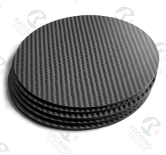 3K Plain Matt Carbon Fiber Parts Carbon Fiber Round Disc Other Carbon Fiber Products