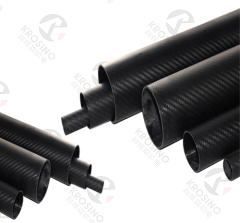 3K Plain Matt Carbon Fiber Tubes
