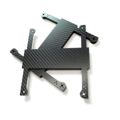 China Custom Made High Quality Carbon Fiber Parts Carbon Fiber Drone Frame Parts Drone Assembly Parts