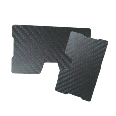 Carbon Fiber Minimalist Slim Wallet, RFID Blocking Credit Card Holder, Card Holder Front Pocket Wallet