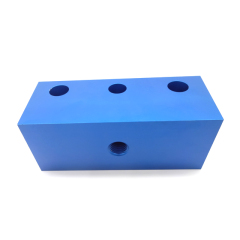 Top quality large size 6061 t6 aluminium alloy spare parts aluminium block parts for labeling machine