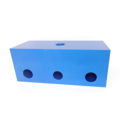 Top quality large size 6061 t6 aluminium alloy spare parts aluminium block parts for labeling machine