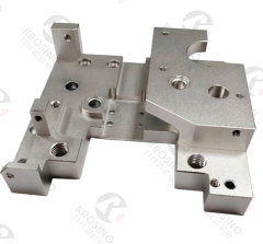 Silver Anodized Aluminum Sandblasting Parts CNC Machining Parts