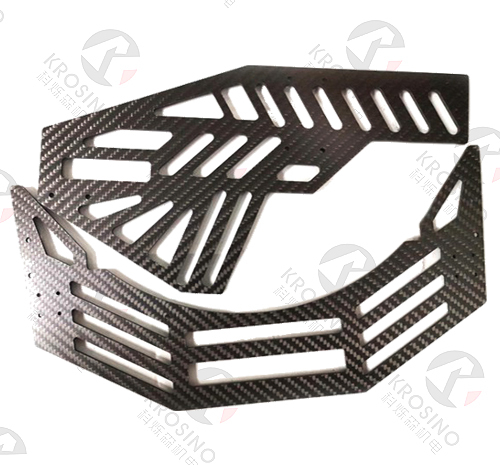 Customized Twill Matt Carbon Fiber Parts CNC Cutting Carbon Fiber Spare Parts, Carbon Fiber Sheet Cutting Parts