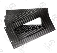 CNC Cutting Carbon Fiber Spare Parts, Carbon Fiber Sheet Cutting Parts 3K Carbon Fiber Processing Parts