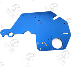 Custom Made Labeling Machines, CNC Aluminum Made Labeling Machine Base Panels