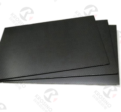 Carbon Fiber Products Customized 3K Plain Matt / Twill Matt Carbon Fiber Sheet Material Carbon Fabric Sheet Panel 500*500MM