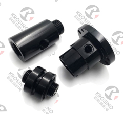 Black Anodized CNC Parts CNC Aluminium Machining Precision Turning Parts Make to Order