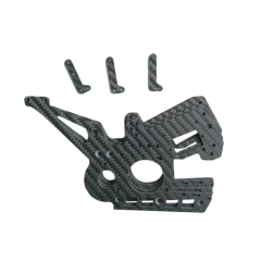 Custom Made 3K Carbon Fiber Parts CNC Cutting Carbon Fiber Spare Parts