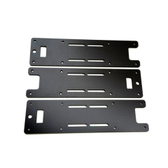 Custom Made 3K Carbon Fiber Parts CNC Cutting Carbon Fiber Spare Parts